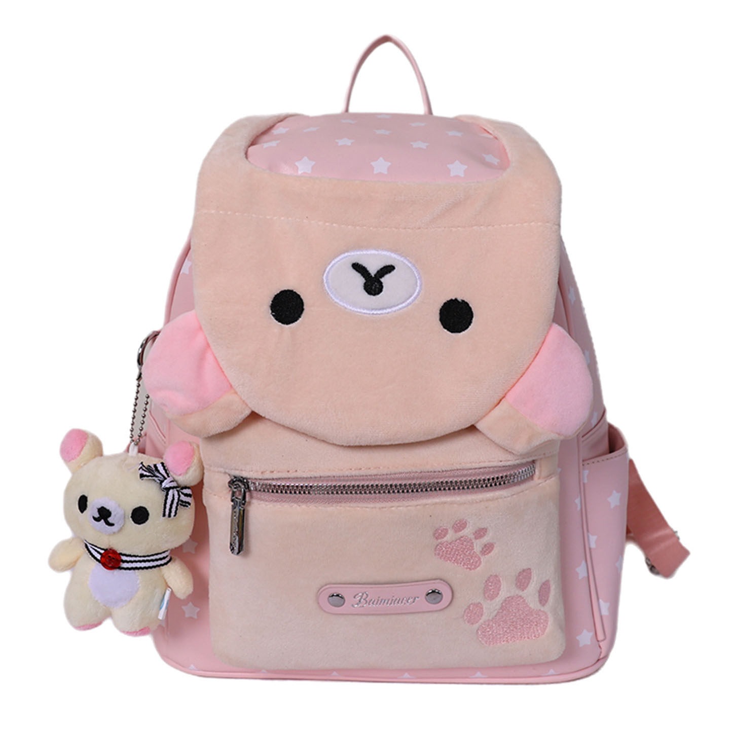 Cute oso mochila de alto valor de los estudiantes de viaje lindo 2026 nuevo tipo de mochila de dibujos animados para mujeres mochila de verano