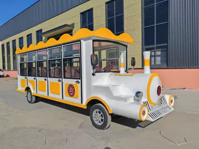 Amusement Park Cartoon Electric Elektrikli qolf avtomobilləri - small-train-closed-cartoon-sightseeing-car