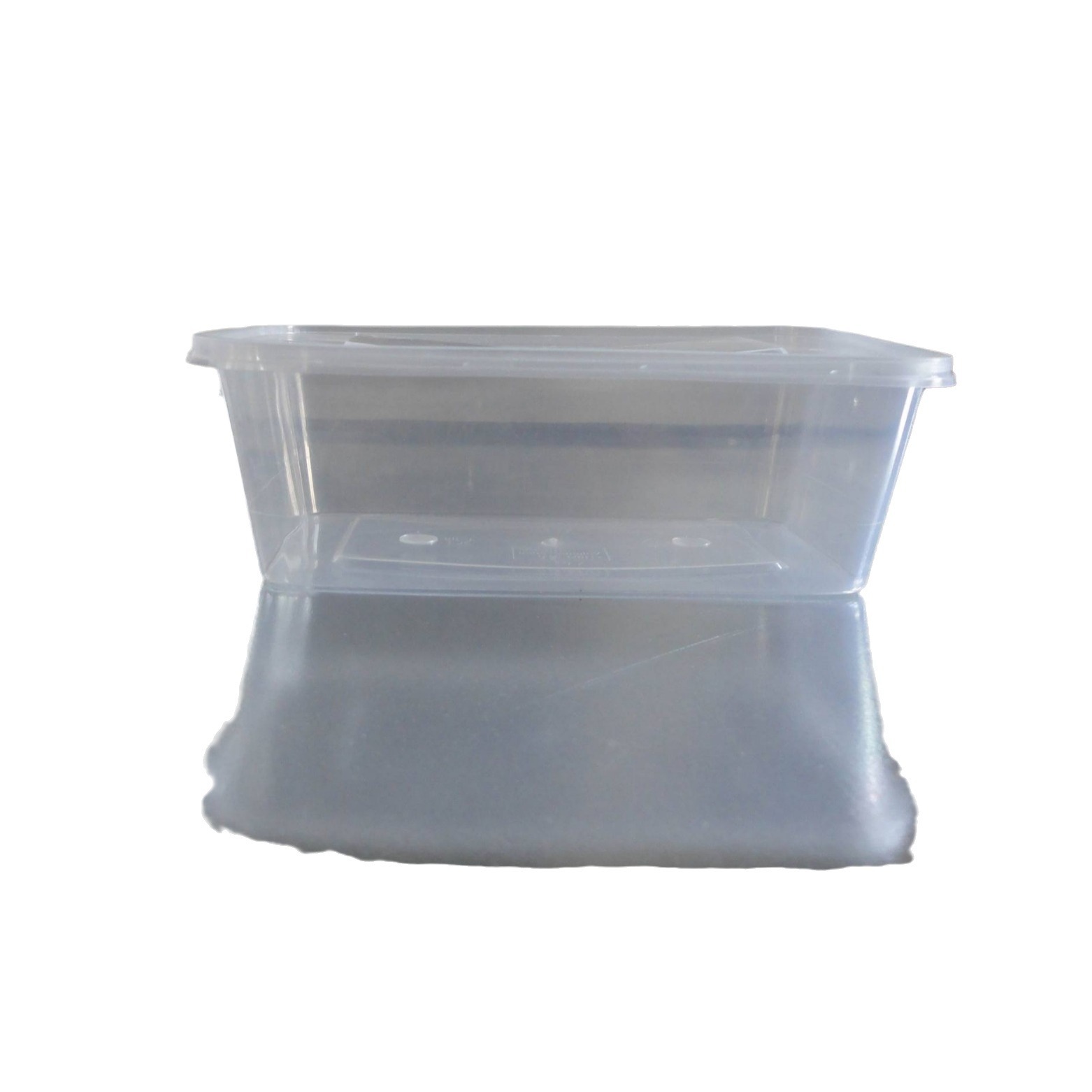 厂家直供750ml一次性快餐盒打包盒微波炉可用塑料保险盒外贸出口