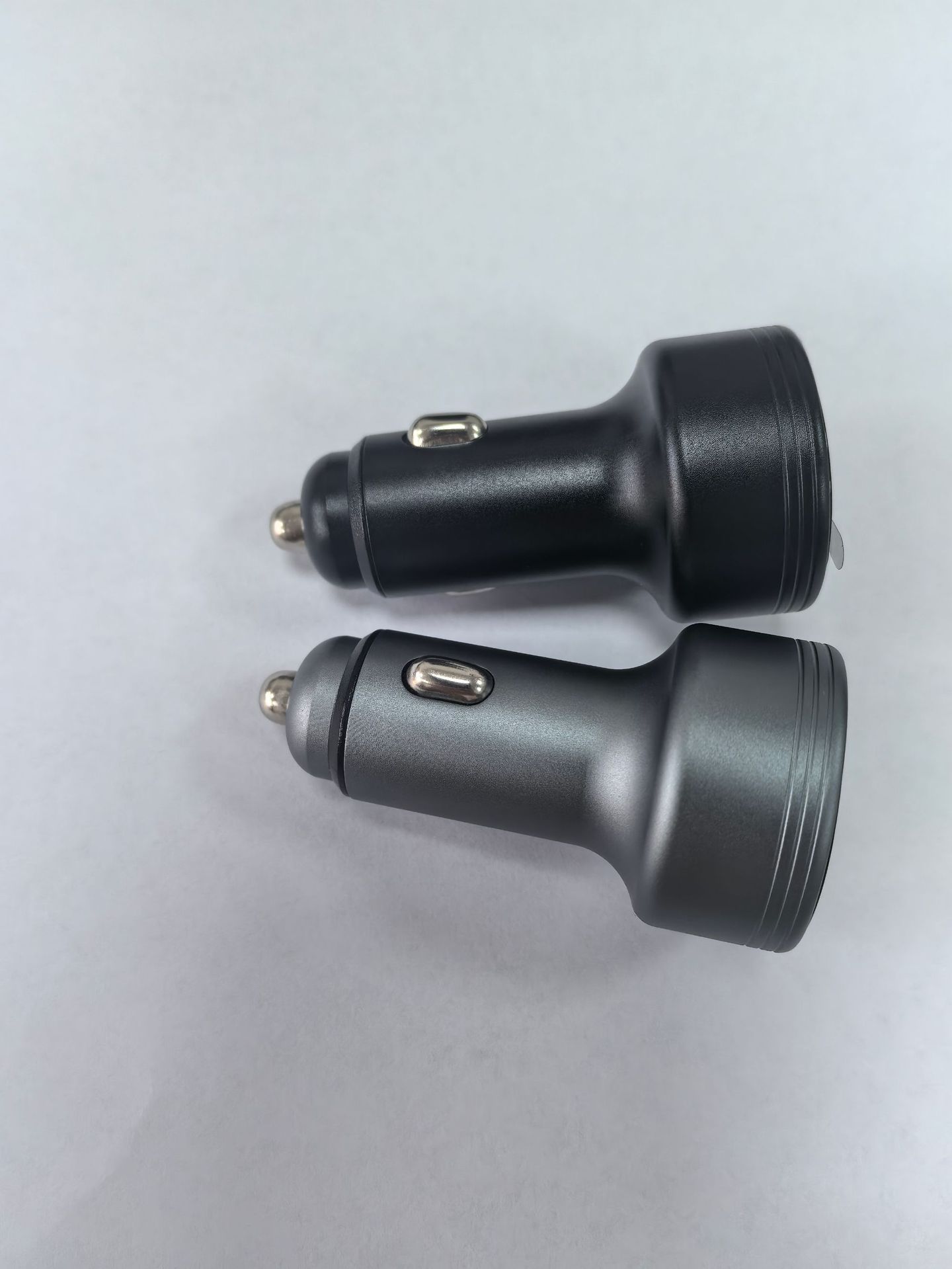 Cross-Border New Dc Car Charger Mini Digital Display Car Charger Suitable for Fourth Generation Mini Car Charger One to Three