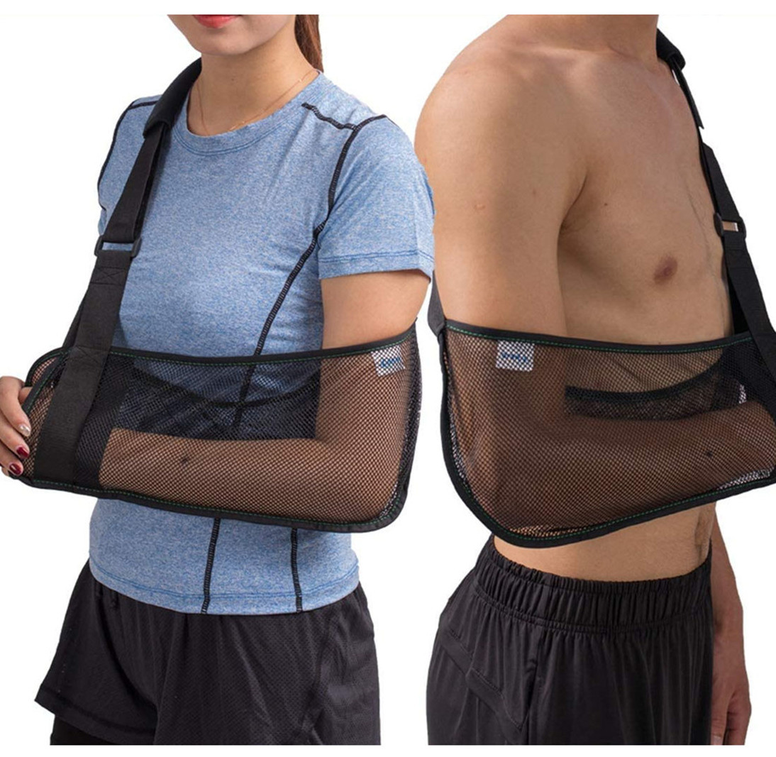 网状臂肩吊带手臂医疗固定器可调手臂支撑胳膊骨折脱臼固定吊带