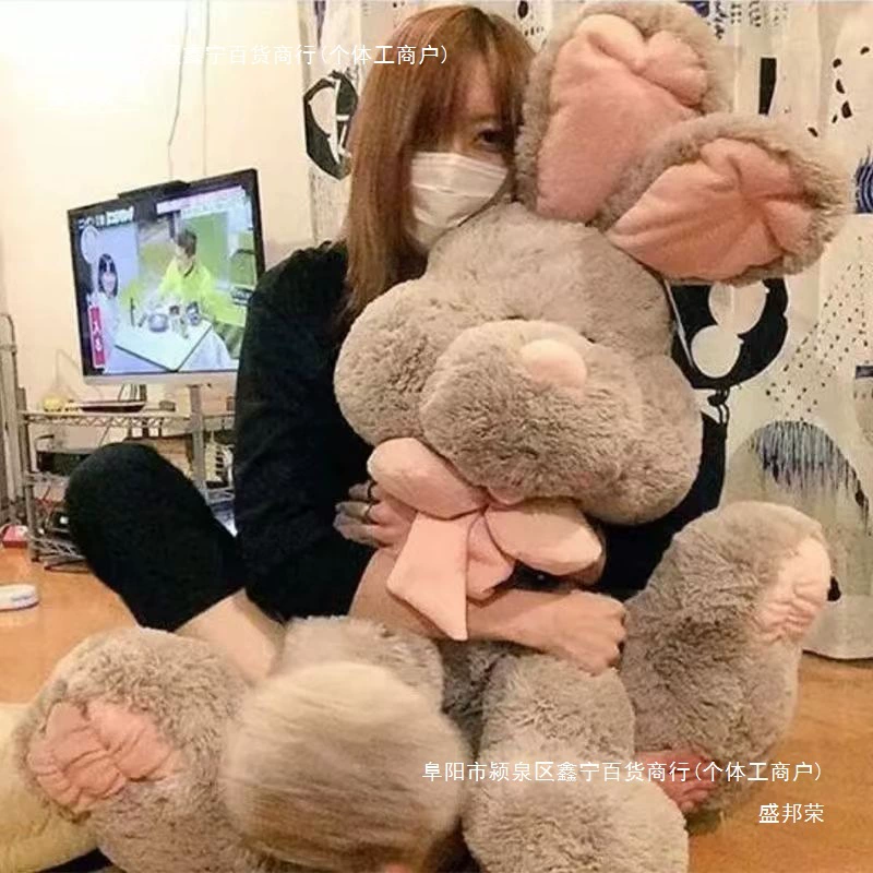 Кукла Бонни Кролик, мягкая игрушка, тряпичная кукла, милая кукла-подушка с кроликом, кукла для девочек, детский подарок на день рождения, лучший друг