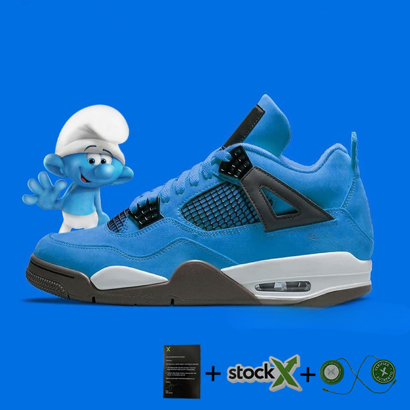 Jordan 4 Retro Smurfs