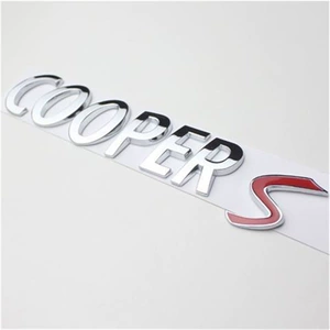 BMW Mini Arxa Hərf Stikerləri və Mini Countryman Baqaj Loqosu Metal Stikerlər