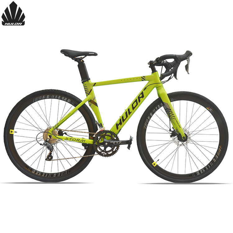 Hulda Storm 700C Disc Brake Road Bike Urban Entry-Level 16-Speed Aluminum Alloy Road Bike