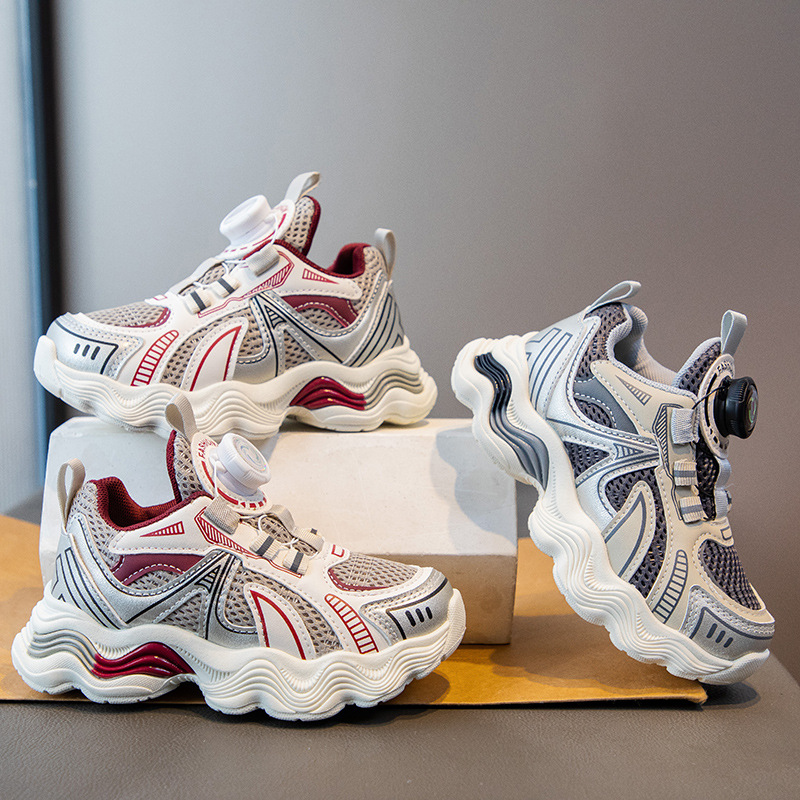 Children's Running Shoes New Model 2026 Spring Fashion Dad Shoes for Boys and Girls Stylish Sports Shoes Student Running Shoes