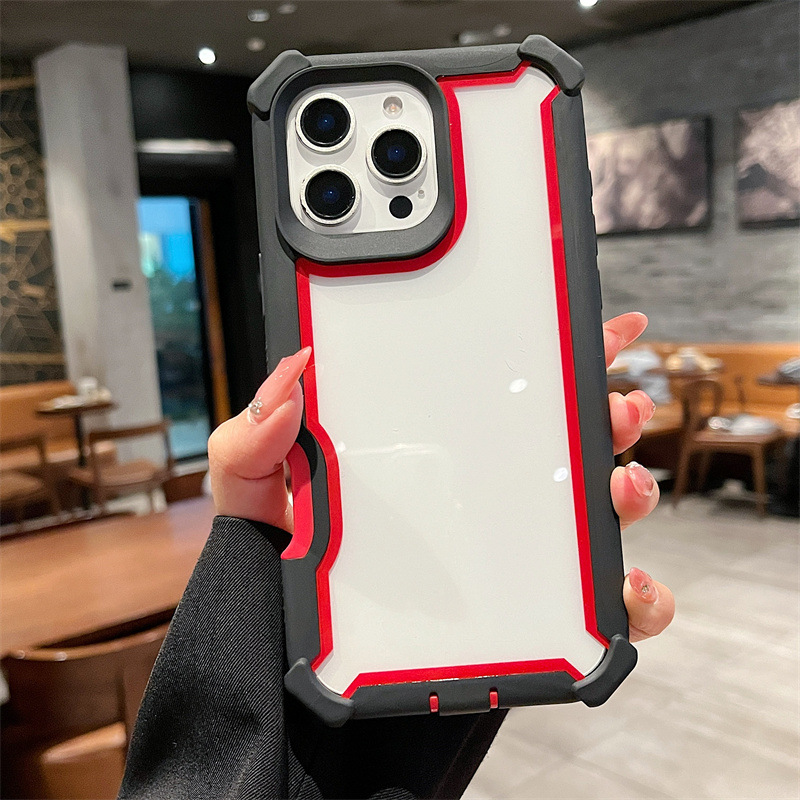 Nueva funda protectora transparente con succión magnética espacial transfronteriza, adecuada para iPhone 16 Pro Max y Apple 17 Air.