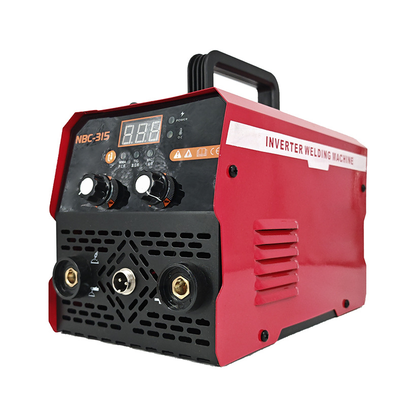 220v nueva máquina de soldadura eléctrica genuina pequeña portátil para el hogar, máquina de soldadura eléctrica con pantalla digital inteligente completa para la disipación de calor de hoja grande