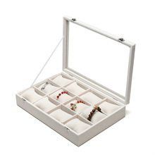 12格手表收纳盒枕头珠宝箱手链展示手串收纳盒礼品盒手饰盒大容量