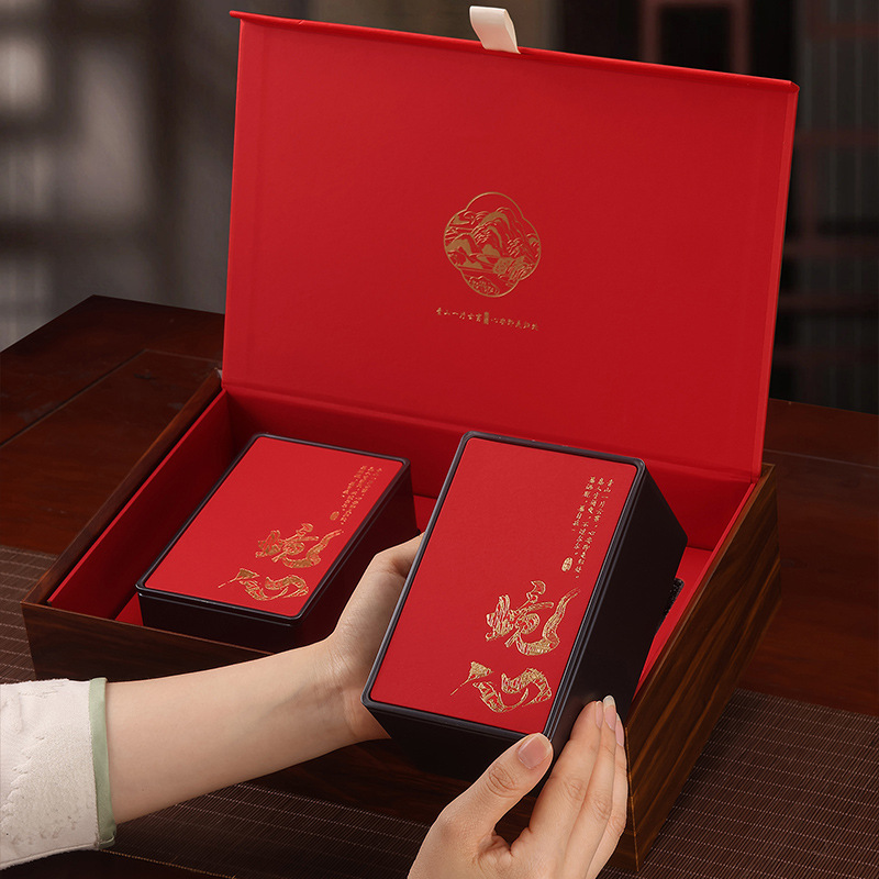 新しい茶包装箱空のギフトボックス Tieguanyin 半斤 Jinjunmei Longjing Tea ユニバーサルギフトボックス空箱|undefined