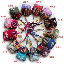 超火新款帆布斜挎包手机包女夏手提小包零钱包多层轻便高颜值包包