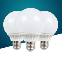 家用节能光源g80led莲花座龙珠灯泡e27螺口黄色暖光三色变光