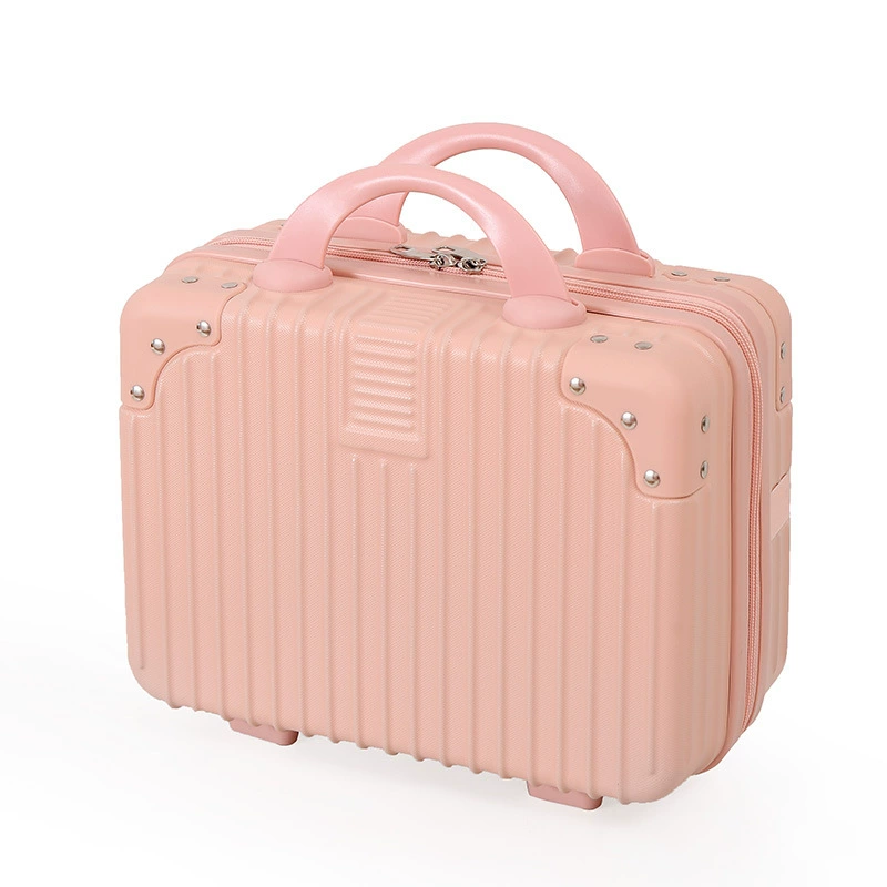 Retro handheld gift box, suitcase, storage box, bag, 14 inch