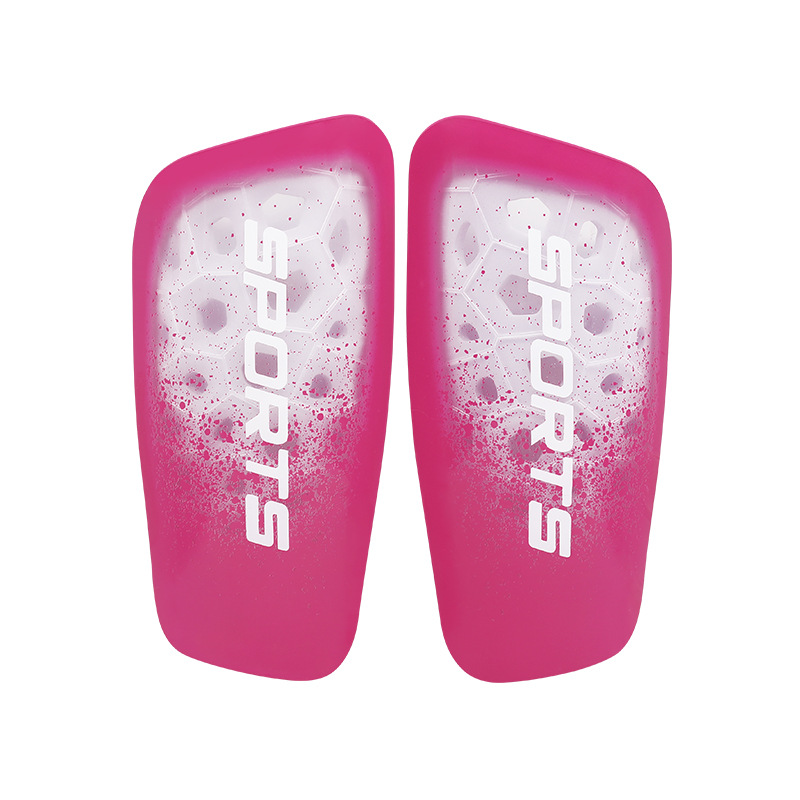 Transfronterizo TEMU protector de piernas, equipo de protector de fútbol, hueco transparente, placa de protector de artículos deportivos de fútbol infantil para adultos