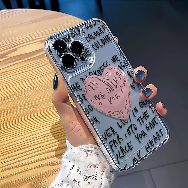 tpu Material Tpu Heart Shape Modern Style Phone Cases Phone Accessories