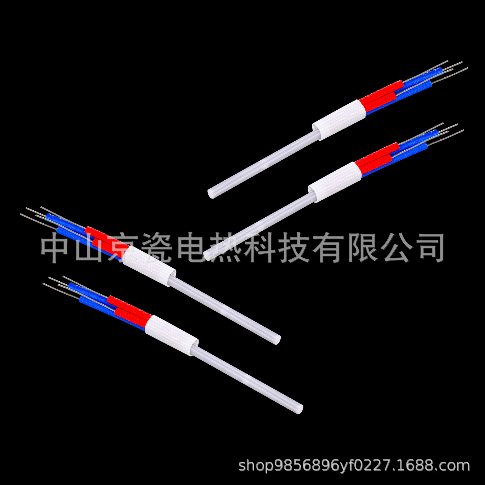 氧化铝陶瓷发热芯，焊台电烙铁用，长度60mm，直径3.8mm