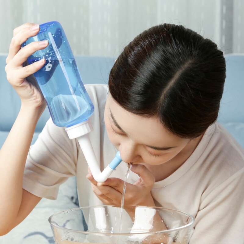 Nasal Irrigator Nasal Rinse Device for Adults and Children, Physiological Saline Water Bottle, Sinusitis Spray Nasal Irrigator Nasal Rinse Device for Adults and Children, Physiological Saline Water Bottle, Sinusitis Spray