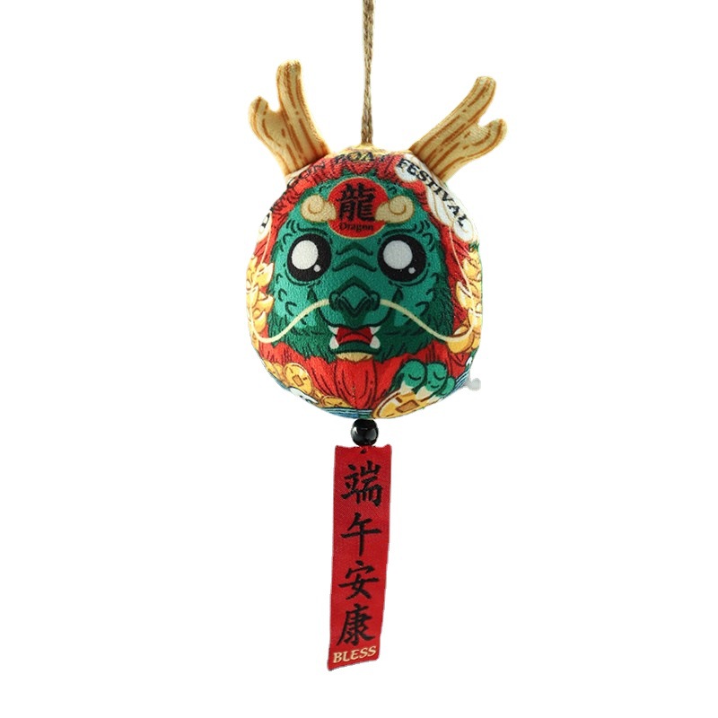 Dragon Boat Festival bolsita de regalo repelente de mosquitos Medicina Tradicional China bolsita coche aromaterapia colgante caja de regalo preguntar niño Qinglong bolsita