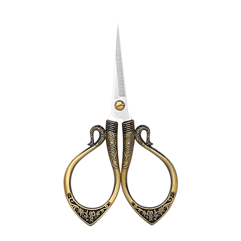 Household Stainless Steel Window Shears Hand Shears Embroidery Foil Shears Zinc Alloy Ruyi Hand Embroidered Small Scissors