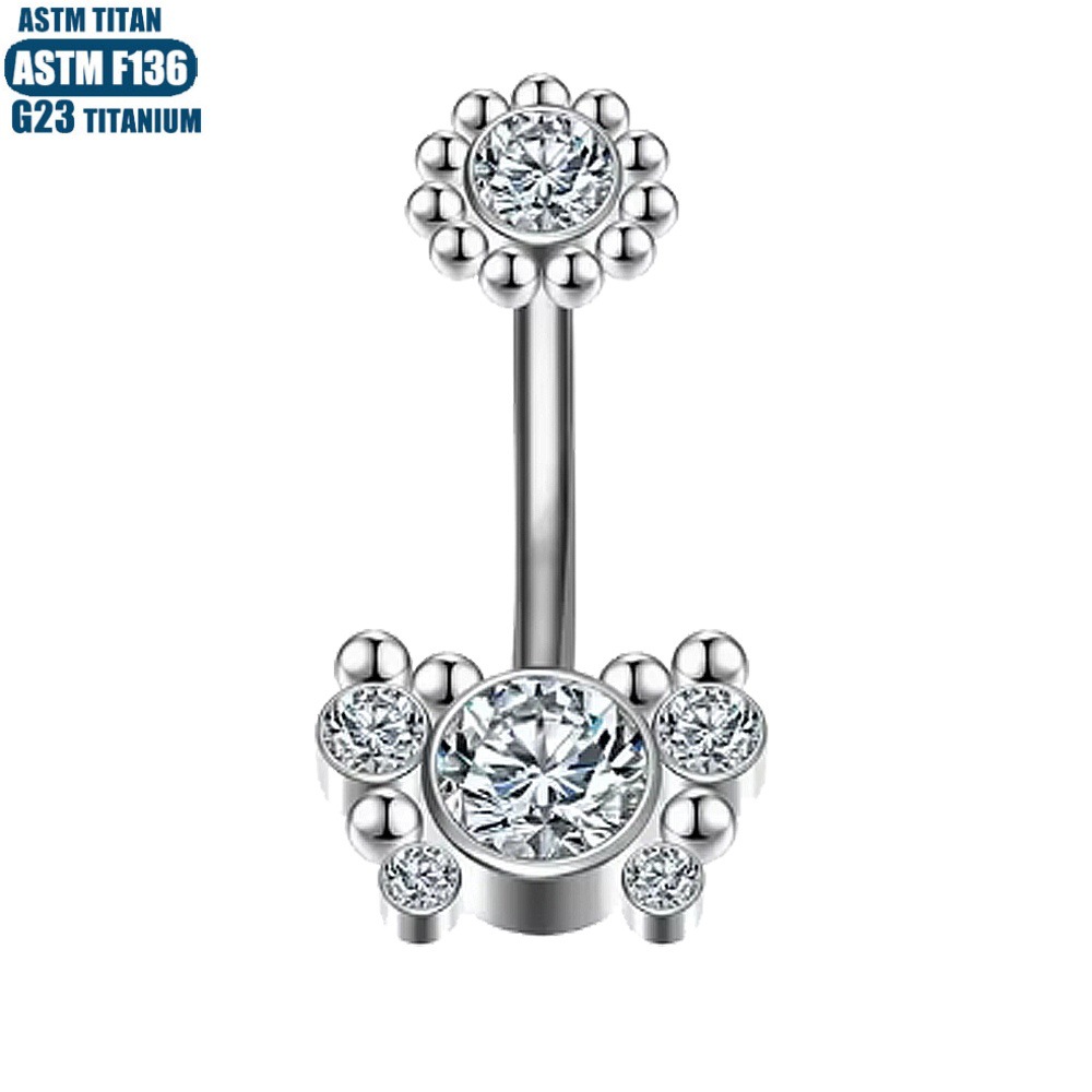16G labret stud size and finish detail