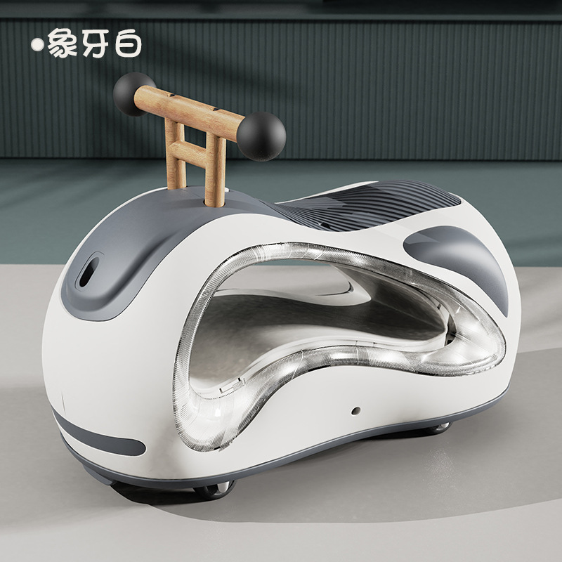 Coche de patinaje de maní para niños de 1 - 3 años de edad, coche de patinaje para niños y niñas se puede sentar en un coche de juguete anti-rollback deslizante