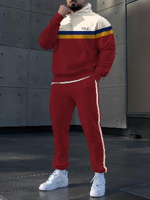 Primavera 2023 nuevo eBay AliExpress Amazon hombres deportes traje casual 3D impreso cuello redondo Pantalones