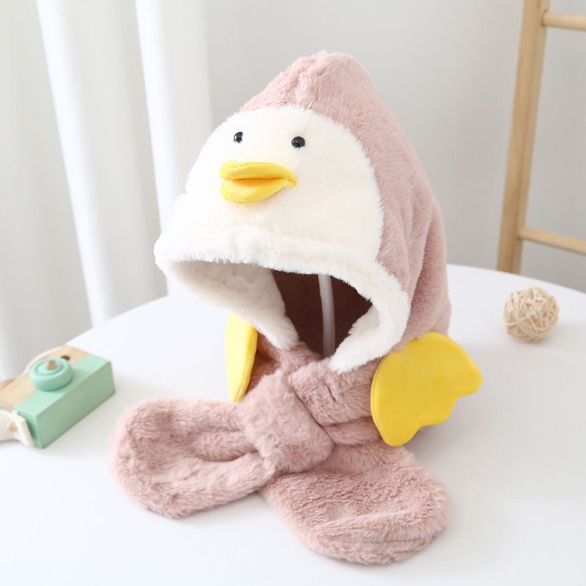 Autumn And Winter Cute Duck Plush Hat Warmth Fashion Trend Cold-proof Ear Protection Children's Hat display picture 7