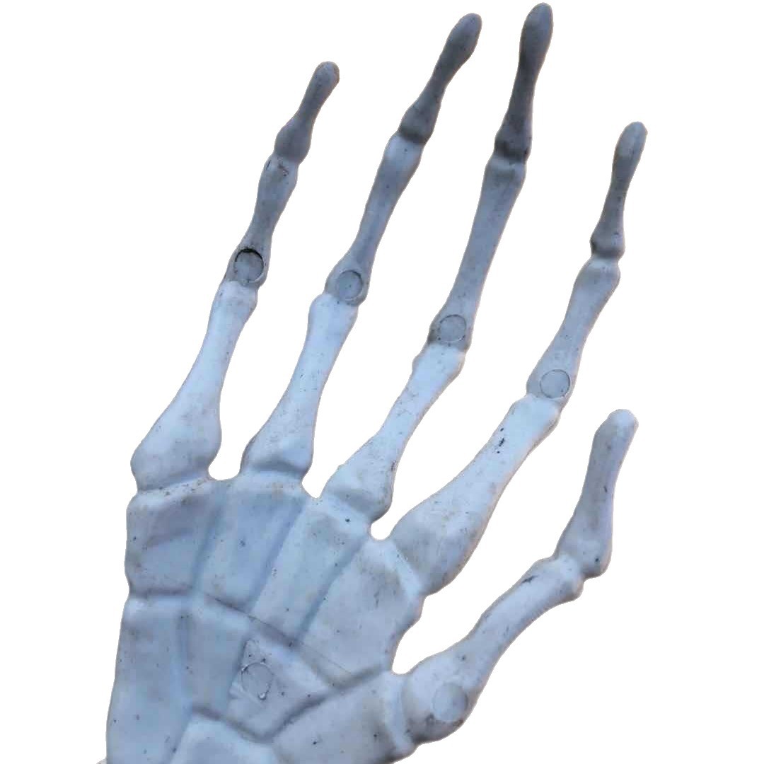 Simulación de huesos de mano, Halloween, casa embrujada, escapar de la habitación secreta, etc. accesorios de decoración, ayuda de vida pequeña