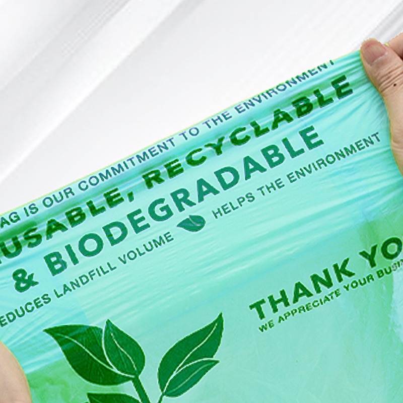 Bolsa de embalaje de chaleco de plástico desechable biodegradable bolsas de mano de supermercado bolsas ecológicas biodegradables de comida para llevar