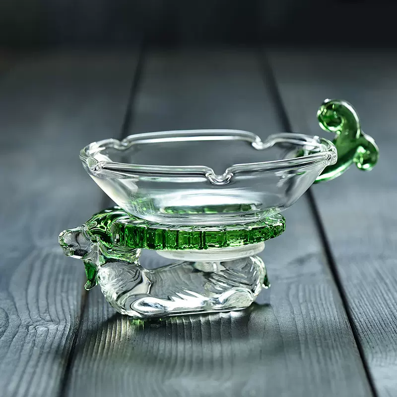 创意羊头造型茶具配件 高硼硅玻璃过滤器彩色透明玻璃茶漏滤茶器