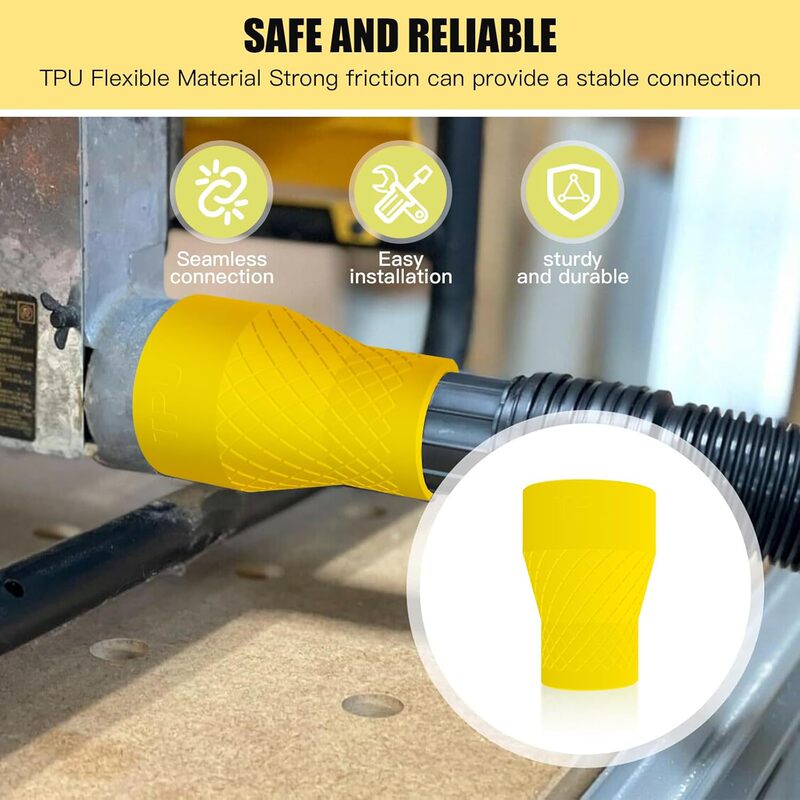 Tpu Flexible Material Miter Saw Vacuum Adapter Universal Quick Connect Dust-Proof Hose Dwv9000 Accessories