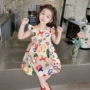 夏季女童新款涂鸦连衣裙