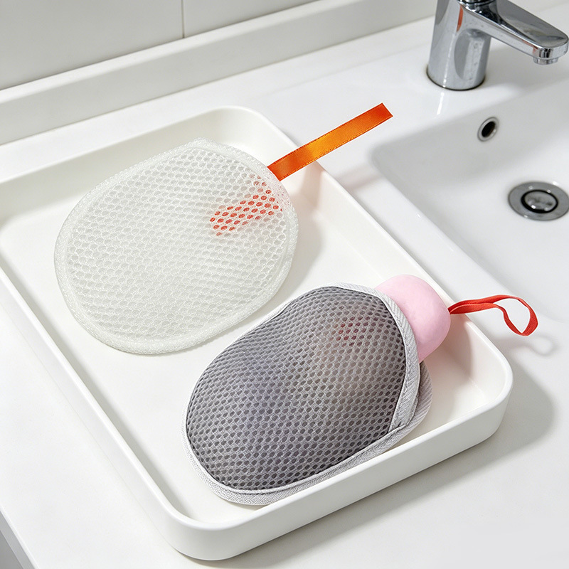 Foaming net, small foam net, handmade soap foaming net, face wash cleansing net, facial soap foaming net, soap net bag