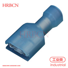 HRB品牌 6.3插簧 250尼龙全绝缘公母冷压接线端子M6350FNL-5(8)-b
