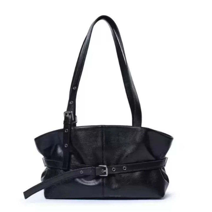 Ond Samooh estilo coreano de moda de mujer brazo locomotora bolso de hombro bolso ajustable de bolsillo