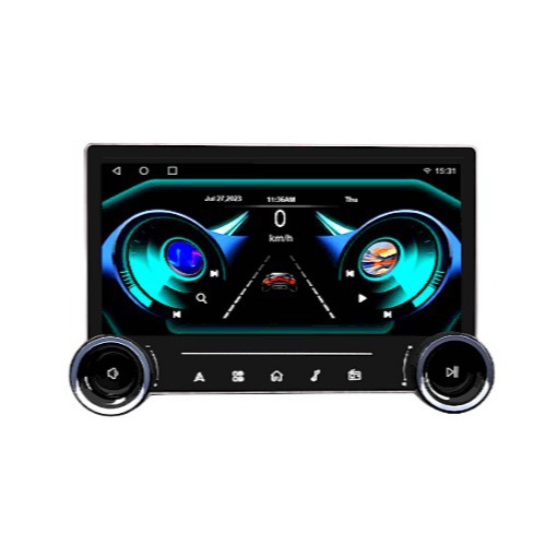 Universal Dual Knob Universal Navigation 10.4 inch Car Smart Navigation GPS (Other Automotive Communications) - unisoc-a100-232-quad-core