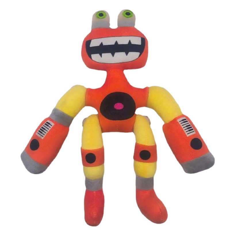 Liquidación transfronteriza juguete de peluche MySingingMonsters Monster Concert muñeca pequeña verde Pequeño Blanco