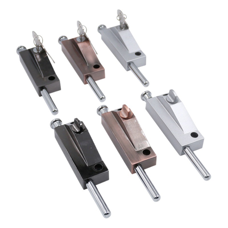 Cerradura de puerta giratoria cerradura de tierra puerta enmarcada abierta-montado cerradura de enchufe de tierra cerradura de resorte cerradura de piso de aleación de aluminio cerradura de puerta de madera