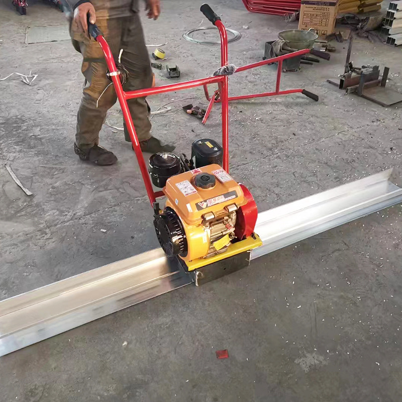 混凝土灰浆路面收浆找平整平机 手持式小型水泥路面振平尺