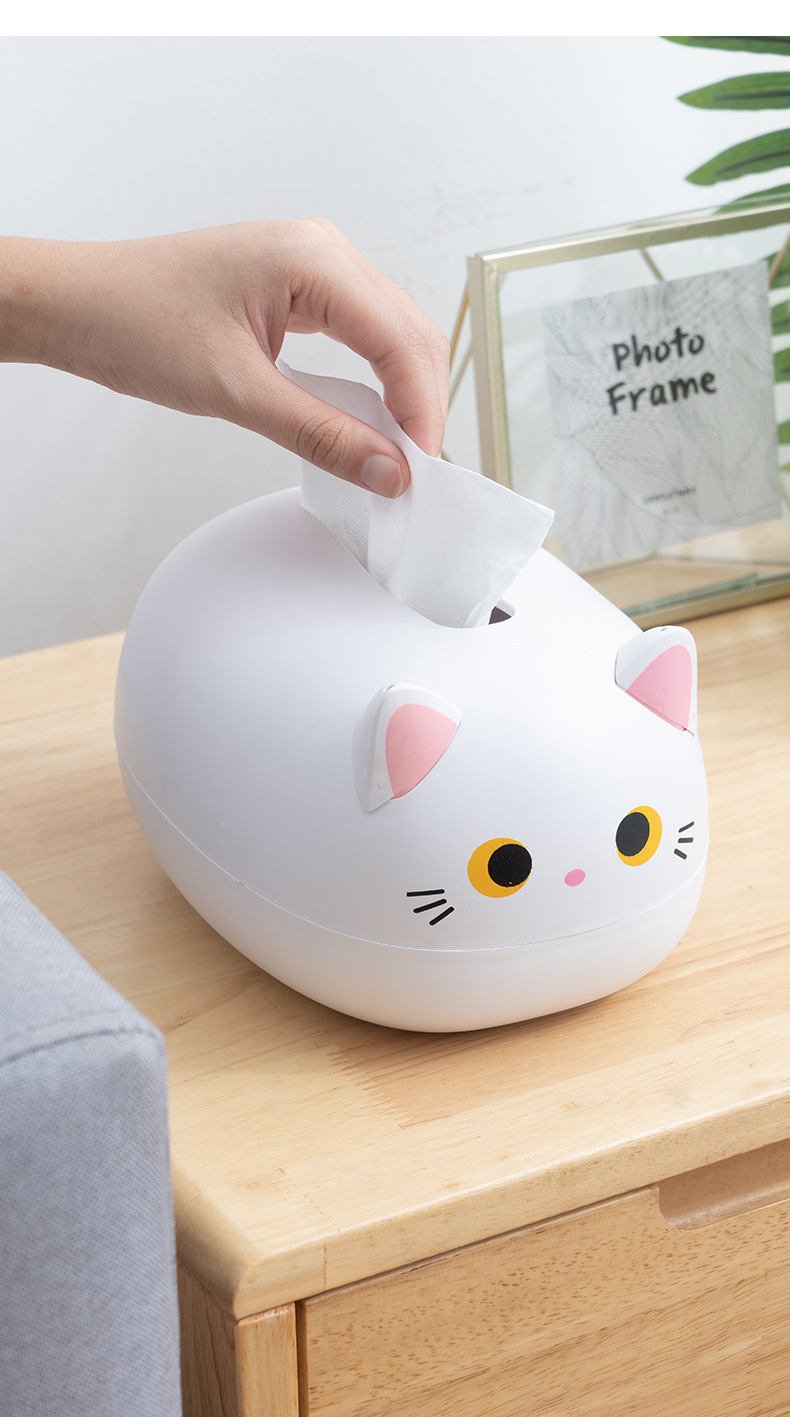 Cat Tissue Box - Cute Black