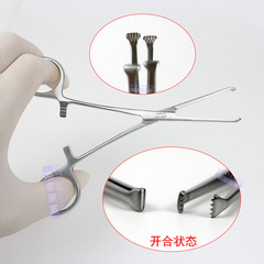 上海金鐘組織鉗愛麗絲鉗艾利斯鉗鼠齒鉗無鍍層手術鉗子皮鉗組織鉗