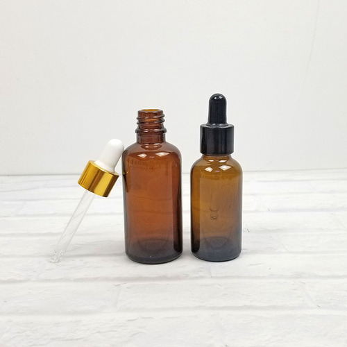 Essential oil bottle empty bottle 30ml brown glass bottle sample plastic tip dropper bottle portable essence cosmetic bottle