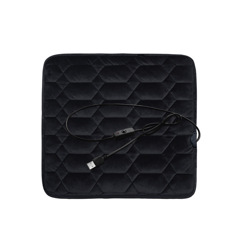 Qìchē – Seat cushion, seat cover Cushion Winter Plush - black