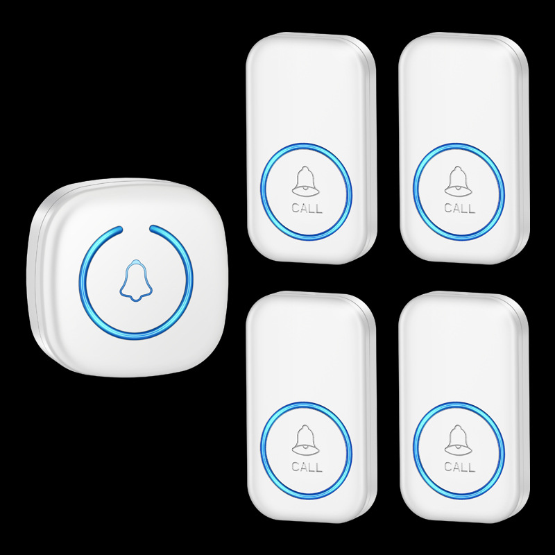 智能创意门铃超远距离大音量插电无线门铃家用免打孔免布线呼叫器