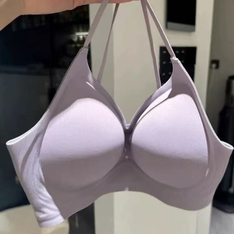 Seamless Bra That Enhances Bust Appearance, Makes Waist Appear Slimmer, New 2026 Model for Women, Cartoon-Style, Small Bust, Push-Up, Fixed Bra