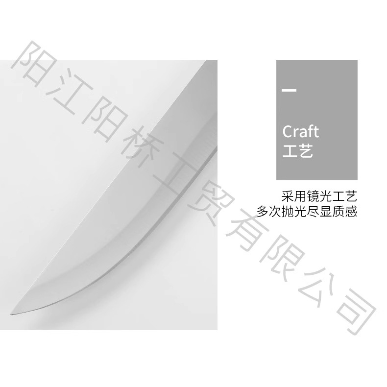 Acero inoxidable transfronterizo parrilla combinación de mango de madera parrilla