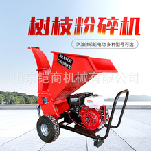 树枝粉碎机果园枝条回收木材破碎小型家用电动汽油柴油碎枝机