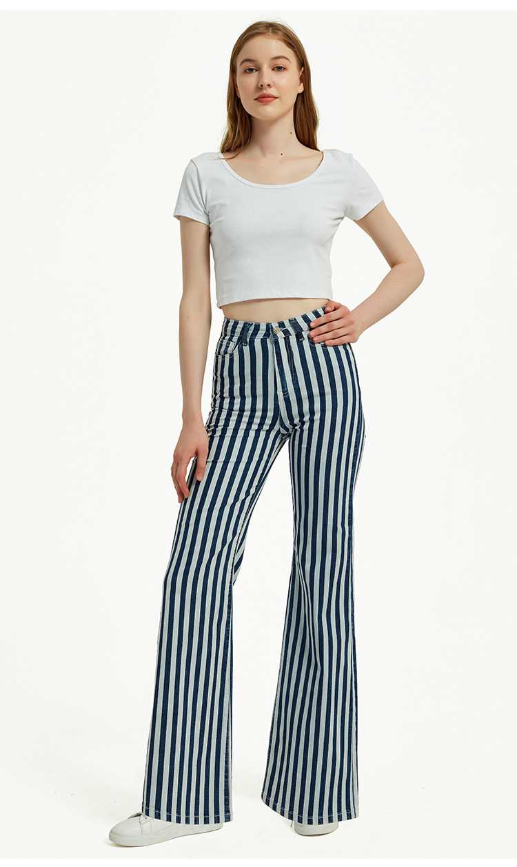 Women's Stripe Washed BOTTOMS display picture 12