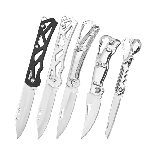Fruit knife, foldable, portable, mini, carry-on, outdoor, multi-purpose, unboxing, sharp stainless steel