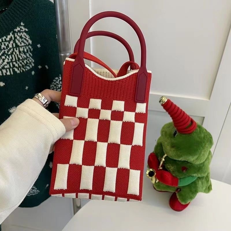 휴대폰가방 - 체커보드 [레드]